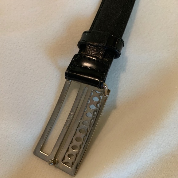Vintage Paloma Picasso Black Patent Leather Belt main image 11